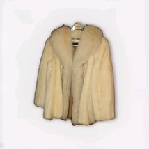 Avanti Fur Coat White Fox Fur Jacket For Santa - £196.05 GBP