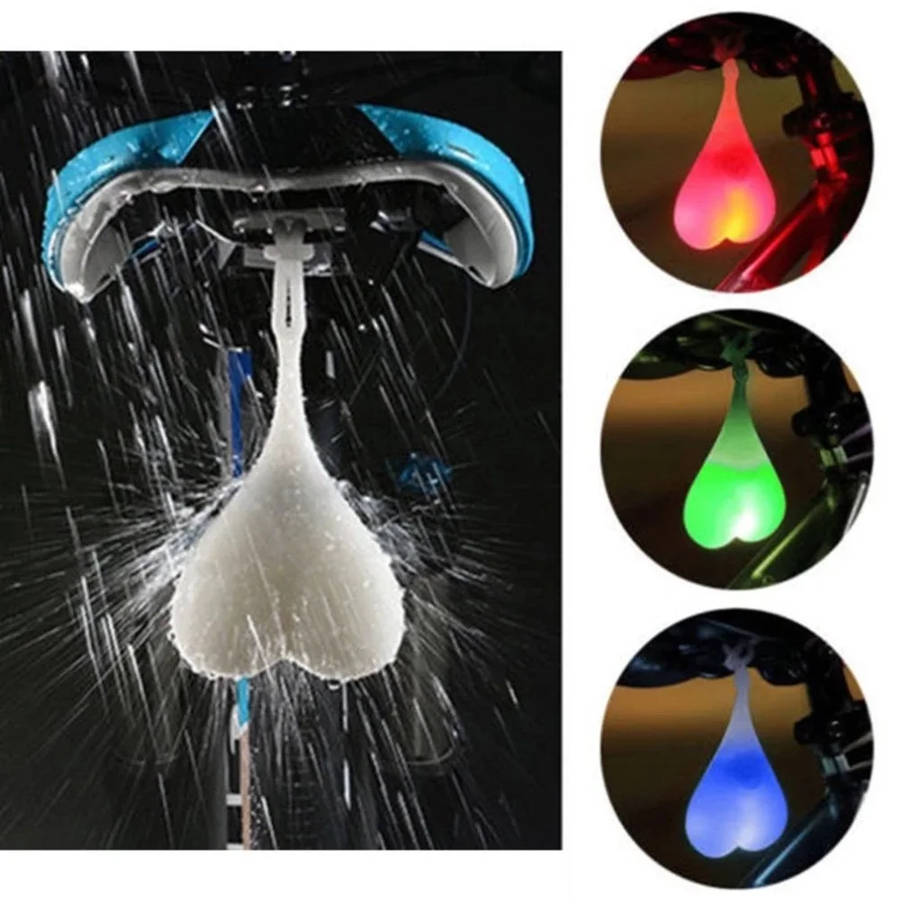 Cycling Balls Tail Egg Lights Outdoor Backpack Hanging Light Beating Hea... - £10.01 GBP