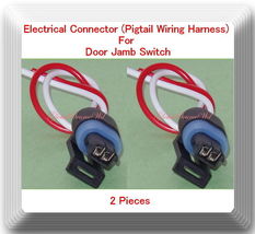 2 Pc Electrical Connector of  Door Jamb Switch DS1550 Fits:Chevrolet GMC Pontiac - £10.89 GBP