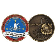 United States Coast Guard Sector Northern New England 1.75&quot; Challenge Coin - £28.92 GBP