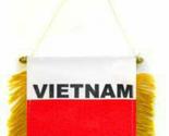 K&#39;s Novelties Vietnam Mini Flag 4&quot;x6&quot; Window Banner w/Suction Cup - £2.27 GBP