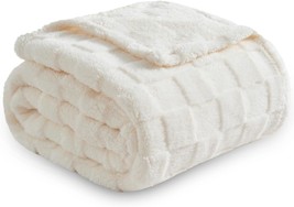 Newcosplay Super Soft Throw Blanket Ivory Premium Silky Flannel Fleece, ... - $662.11 MXN