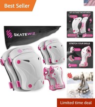 Breathable Knee &amp; Elbow Pads for Roller Skating - Lightweight Protective... - $46.00