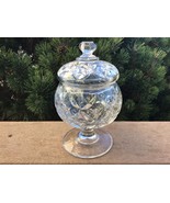 Flint Glass Four Petal Covered Candy Compote McKee Glass Co. 1850s EAPG - £54.15 GBP