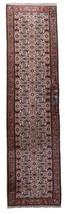 Handmade vintage Persian Mahal runner 2.5&#39; x 9.8&#39; (79cm x 301cm) 1960s -... - $751.40
