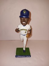 Lorenzo Cain Milwaukee Brewers 2019 Gold Glove Winner Bobblehead - $18.80