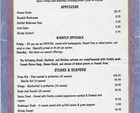 Bo&#39;s Barn Menu Inside Shell Station Vonore Tennessee 1996 - $21.78