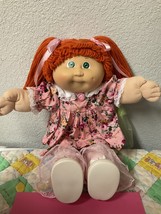 Vintage Cabbage Patch Kid Girl Red Hair Green Eyes HM#3 OK Factory 1985 - £145.52 GBP