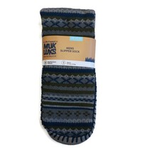 MUK LUKS Mens Slipper Socks Size L/XL Shoe Size 11/13 Blue X Warm Comfor... - £16.43 GBP