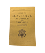 Guide to Subversive Organizations and Publications, 1961, Committee Un-A... - $293.34 MXN