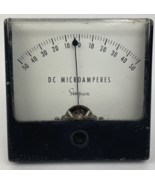 Vintage Simpson DC Panel Meter Microamperes 0-50 * Made in the U.S.A - $36.62