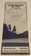 Vintage Marine Park Brochure Juneau Alaska Sightseeing Tours BRO11 - £5.41 GBP