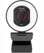 4K Computer Webcam for PC w Light 1080P@60FPS TOF Autofocus Dual Mics NEW - $609.20 MXN