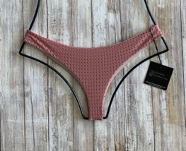 Acacia Swimwear Ho&#39;okipa Orchid Mesh Foam Lining Cheeky Bikini Bottom (M) Nwt - £75.53 GBP