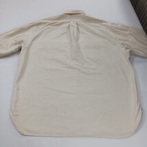 Vintage Eddie Bauer Men's Cream Heavyweight Cotton Long Sleeve Shirt Chest 52" image 15