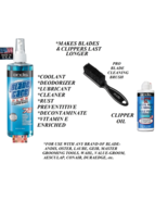 ANDIS 7 in ONE CLIPPER BLADE COOL CARE PLUS SPRAY Cleaner,Coolant &amp; BRUS... - €25,86 EUR
