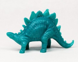 Joy Toy Stegosaurus Teal Dinosaur Figure Vintage 1980s Ajax Tootsie Toy 04218 - £7.62 GBP