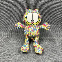 Garfield 13” Plush Toy Factory Easter Egg Print Stuffed Animal Cat Toy Rare - £29.28 GBP