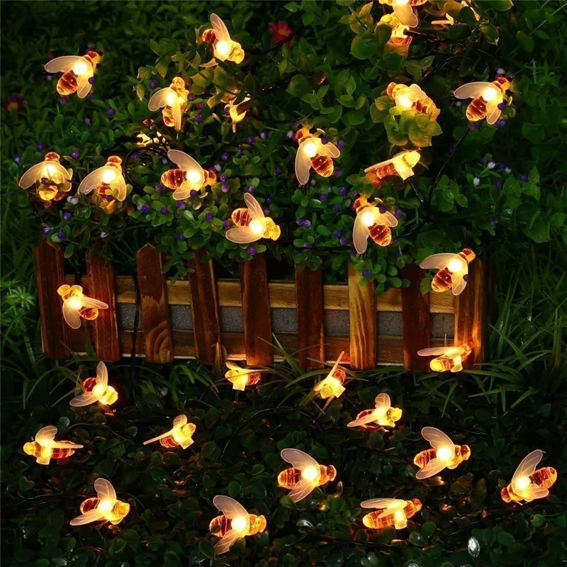 5m 6.5m Solar  Fairy Light String Cherry Blossom Hummingbird Christmas Holiday W - £80.40 GBP