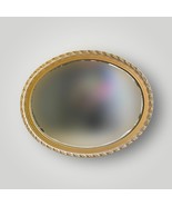 Gold Gilt Wall Mirror Oval Ornate Frame 31&quot; - £148.78 GBP