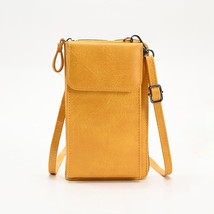 Crossbody Bag for Women PU Leather Cell Phone Small  Bags Fashion Zipper Wallets - £54.76 GBP