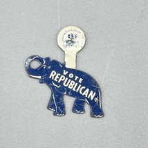 Vintage Vote Republican Elephant Pocket Pin Green Duck Co Chicago Political - £5.19 GBP