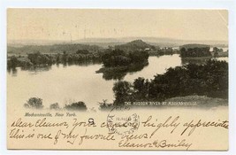 The Hudson River at Mechanicsville New York UDB  Postcard - £12.64 GBP
