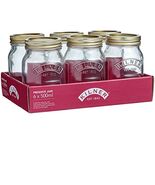 Kilner Set of 6 Preserve Jar 0.5 Litre - $972.39 MXN
