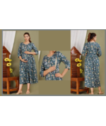 Attractive Pregnant / Maternity Women Kurti Gown Suit Easy baby Feeding ... - €29,93 EUR