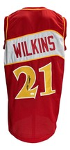 Dominique Wilkins Firmado a Medida Rojo Estilo Profesional Baloncesto Jersey JSA - £94.50 GBP