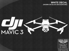 New DJI Mavic 3 and Mavic 3 Cine Window / Case Decal Drone Sticker  - $9.95