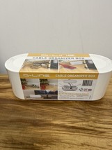 D-Line Cable Organizer Box - White - 12 3/4&quot; X 5&quot; X 4 1/2&quot;(H) - £13.76 GBP