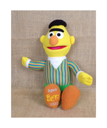 Sesame Street 2000 Bert Burt Plush Toy 13&quot; Fisher Price - $12.86