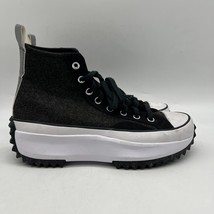 Converse Run Star Hike Unisex Adult Black White Athletic Sneaker Size M9 W10.5 - £70.95 GBP