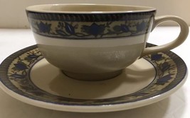 Set of 4 Tea Cups &amp; Saucers Stoneware- Santa Anita Mexico - $29.70