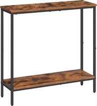 Hoobro 29.5 Inches Console Table, Narrow Entryway Table With Shelf, Small Sofa - £45.39 GBP