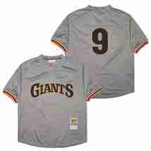 SF Giants #9 Matt Williams Jersey Old Style Uniform Gray - £34.11 GBP