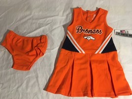 Nfl 2024 Nwt Officially Licensed Denver Broncos 2 Piece Cheerleader Uniform - £35.96 GBP