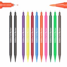 Edible Markers, 11Pcs Ultra Fine Tip(0.5Mm) Food Coloring Pens, Double Sided Foo - £21.57 GBP