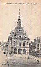 La Ferte Sous Jouarre France~L&#39;hotel De VILLE~1918 Photo Postcard - £6.90 GBP