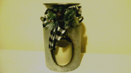 Milk Can with led Candle- Battery Operated - $28.00