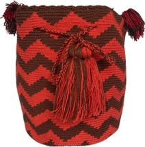 Handmade Wayuu Crochet Tote Bag, Woven Mochila, Colombian Tribal Bag, Be... - $96.04