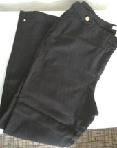 Dana Buchman Black Tie Diamond Stretch Ankle Pants Size 12 - $19.80