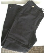 Dana Buchman Black Tie Diamond Stretch Ankle Pants Size 12 - £15.78 GBP