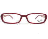 Ray-Ban Eyeglasses Frames RB5053 2090 Red Horn Rectangular Full Rim 50-1... - $74.67