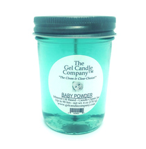 Fresh and clean aroma of Baby Powder 90 Hour Scented Gel Candle Classic Jar CLEA - £9.27 GBP