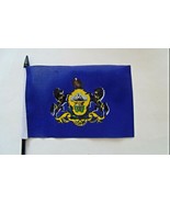 Pennsylvania State USA Desk Table Flag 4&quot;x 6&quot; With or Without Stand - £4.87 GBP+