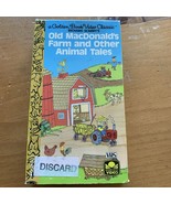 A Golden Book Video Classic: Old MacDonald&#39;s Farm &amp; Other Animal Tales V... - $10.39