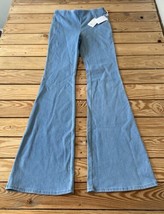 Good American NWT $95 Women’s Pull on flare leg Jeans size 1 Blue AA - £42.52 GBP