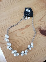 1081 SILVER W/ PEARL BEADS (new) - £6.77 GBP